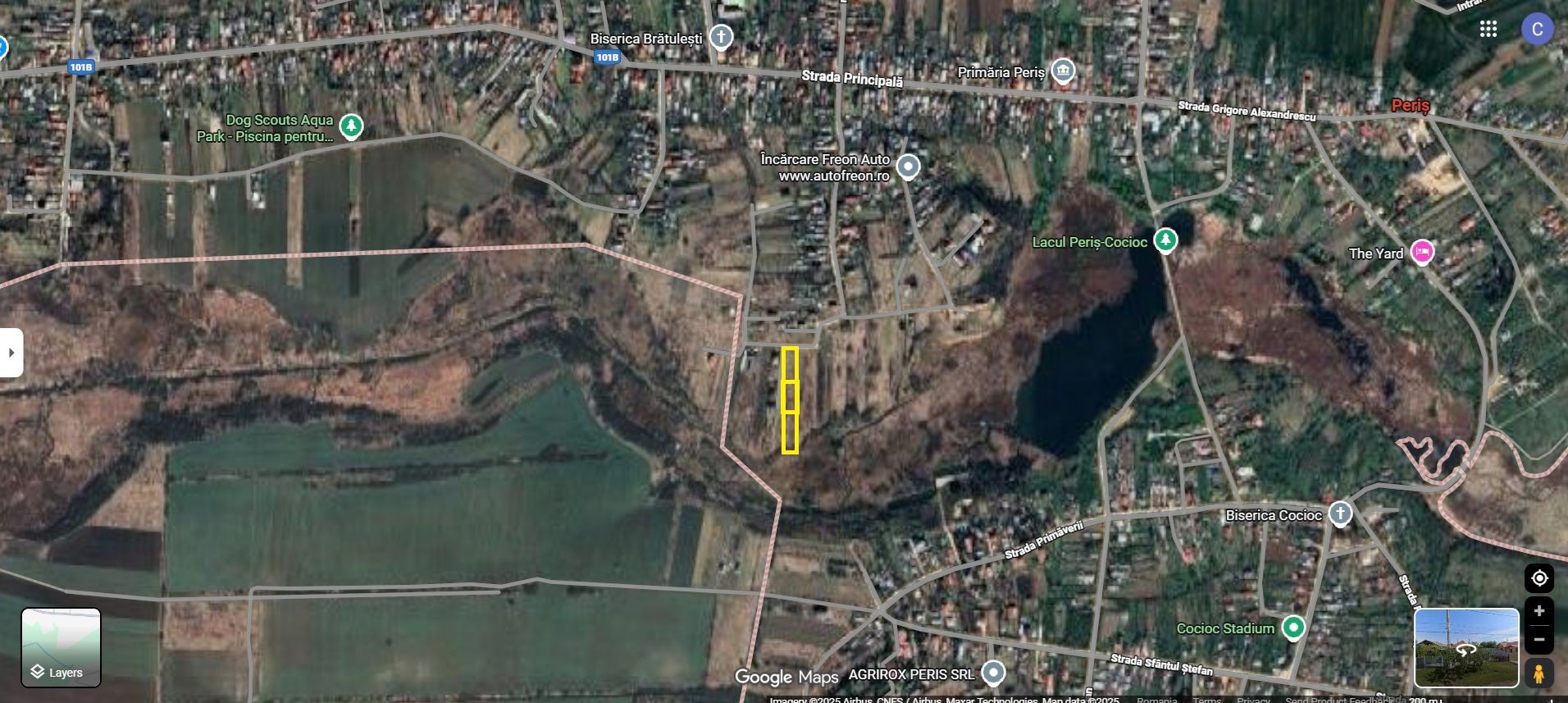 Teren intravilan in Peris | strada Ingerasilor | Vedere spre lac - Poză 2