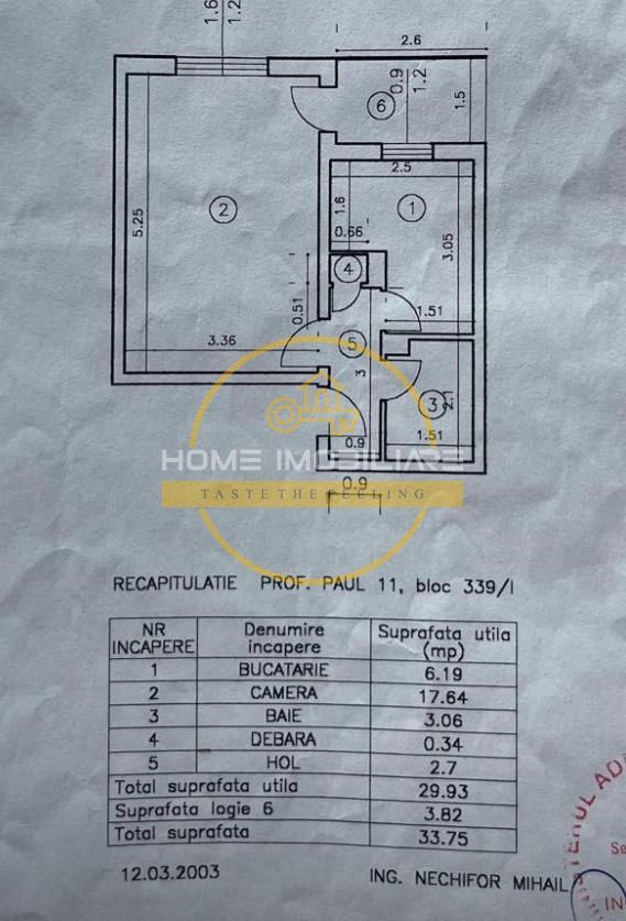 🏠Apartament cu 1 camera, 33mp, etaj 2/4 / Decomandat // 📍 Bucsinescu - Padurii - Poză 7