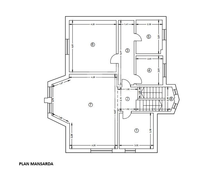 PIPERA - Iancu Nicolae - Gradina Zoologica | Vila 290 mp| Teren 387 mp - Schiță 4
