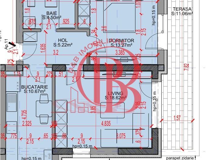 Promo-Ideal Investitie-2 camere-Theodor Pallady-Comision 0% - Schiță 2