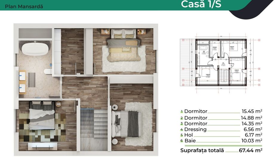 Casa individuala noua, moderna, INTABULATA- Sura Mica, Sibiu - Poză 9