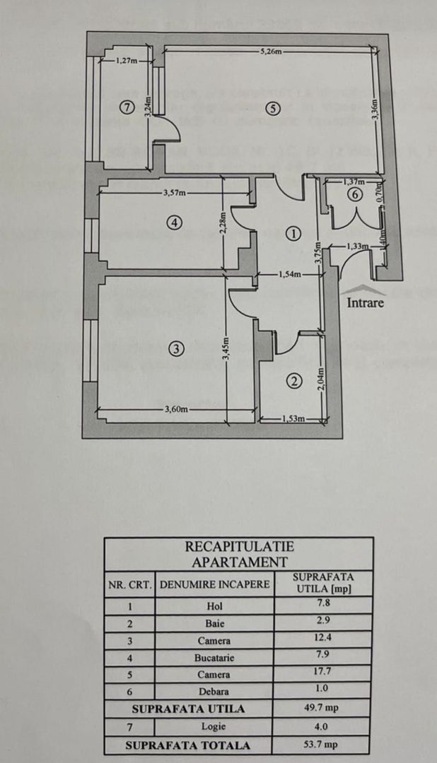 Apartament 2 camere decomandat, 92.000euro Alexandru cel Bun - Poză 4