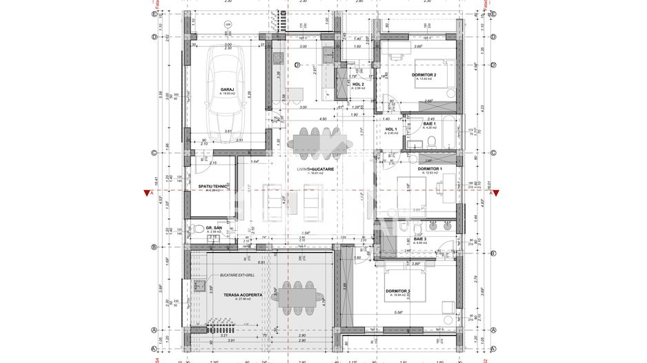 Casa moderna pe un nivel, confort si calitate top - Poză 8