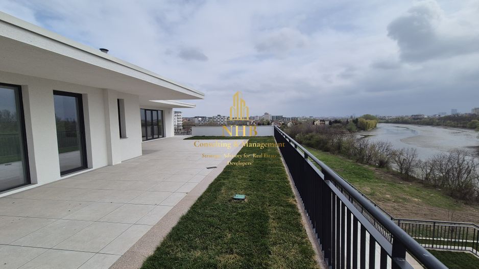 Penthouse 4 camere, 4 bai, 166 mp, terasa 145 mp - metrou Starulesti - Poză 5