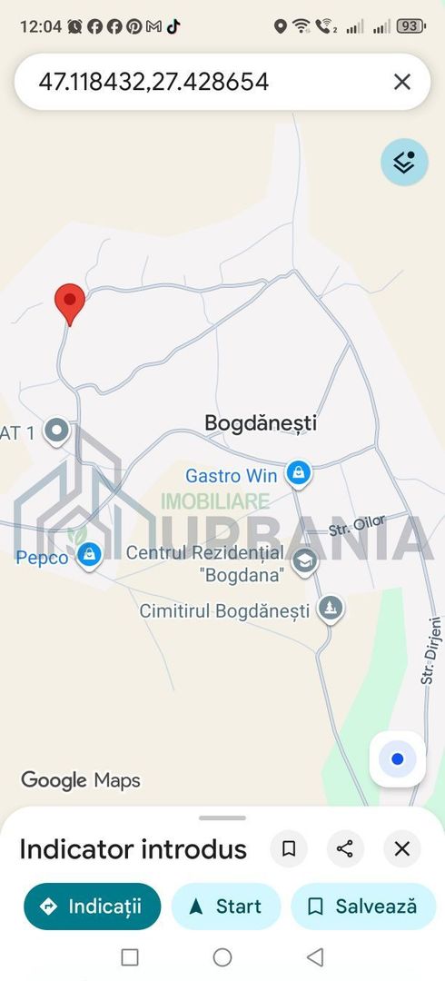 Teren intravilan 5.700 mp cu casa batraneasca, anexe si beci - Bogdanesti, com. Horlesti, Iasi - Poză 1