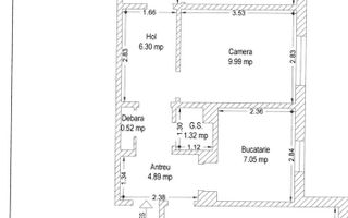 Ap 3 camere cf 1 decomandat Calea Martirilor CENTRALA PROPRIE - Poză 9