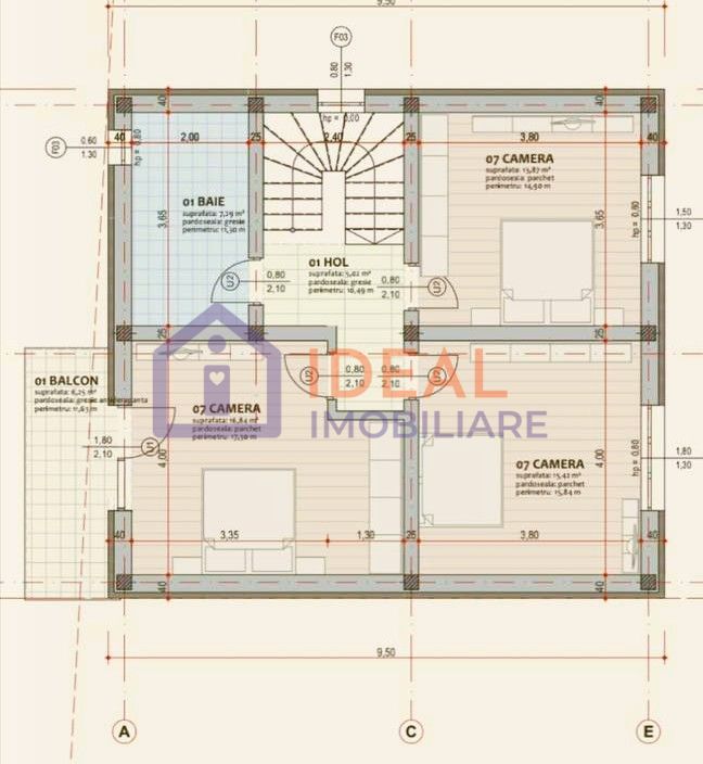 Casă Individuala cu 4 camere -400 mp curte– Cristian, Sibiu - Schiță 18