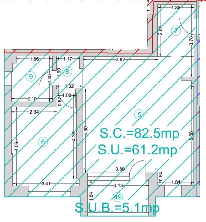 INEL II - COMPLEX PRIMO RESIDENCE - Apartament cu 2 camere situat la etajul 2. - Poză 17