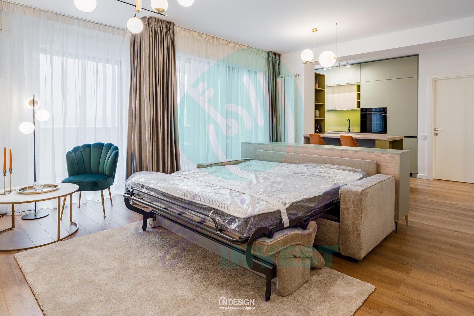 2 camere cu design modern - PRIMA INCHIRIERE - Poză 11