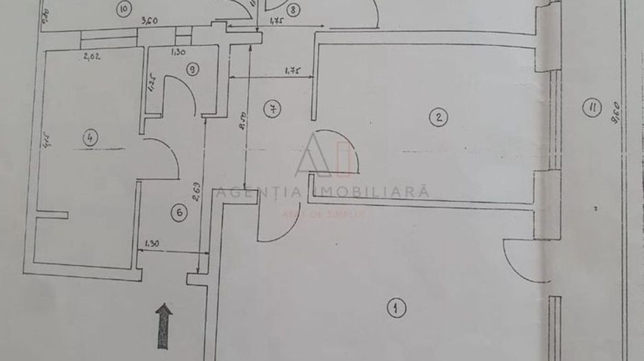 AP. 3 CAMERE DOAMNA GHICA, RENOVAT, INSTALATII SCHIMBATE, COMISION 0% - Schiță 12
