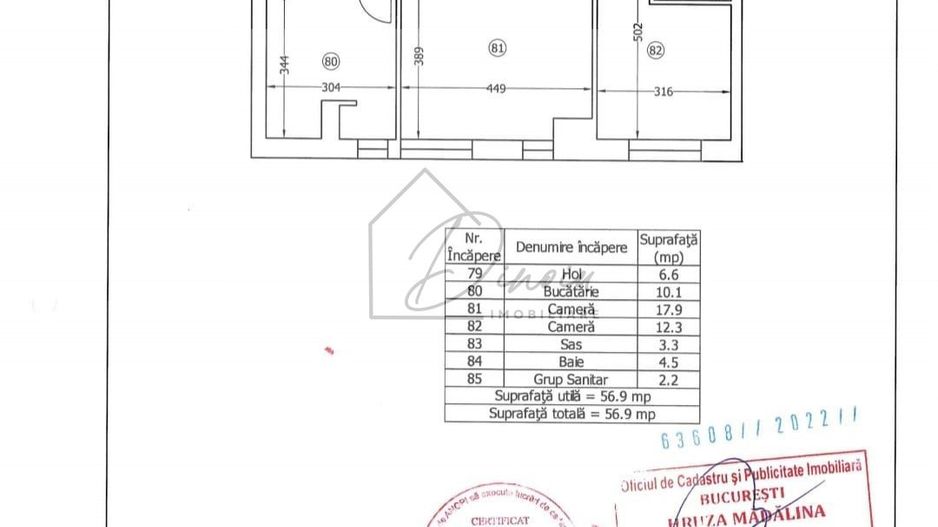 Apartament 2 camere 2 bai Onix Nord Aviației I Parter I Comision 0% - Poză 2