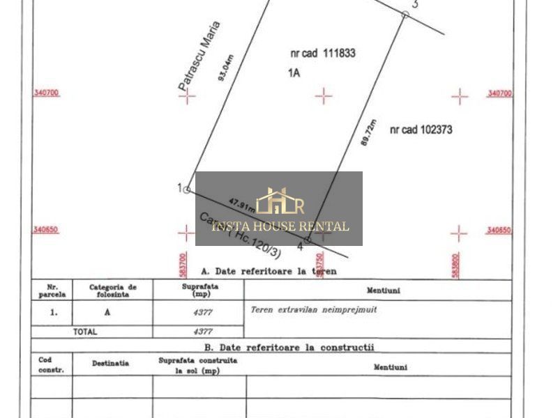Teren 14377 mp Odai / Otopeni / 5000 mp intravilan - Poză 5