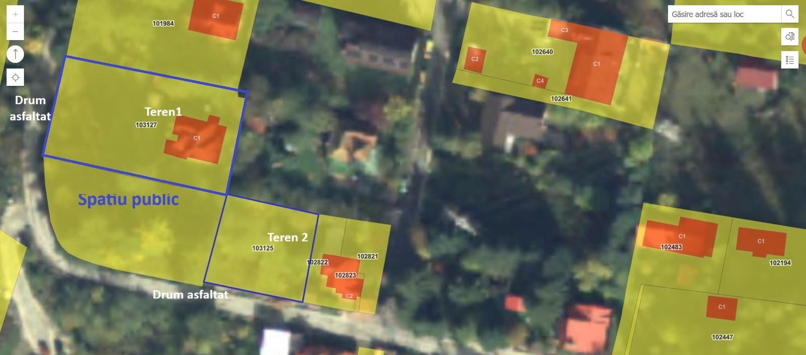 Teren PREDEAL CLABUCET 1664m2 cu asfalt, utilitati si VIEW - Poză 2