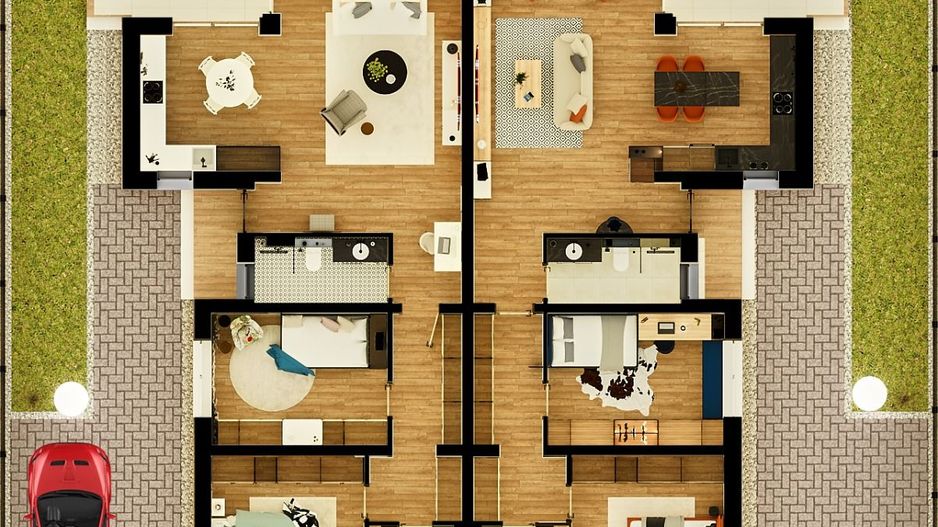 Duplex pe parter - 3 camere - zona Valery - 145.000€ - Poză 26