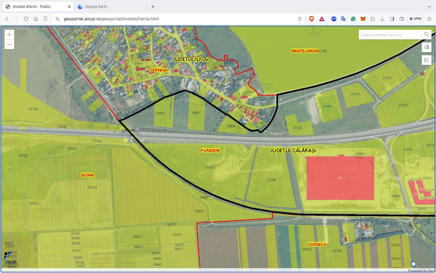 Teren intravilan 76.203 mp Fundulea Autostrada A2 - Poză 1