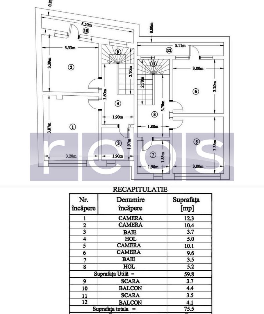 VANZARE DUPLEX P+2+TERASA PANORAMICA | ZONA MIHAI BRAVU - Poză 8