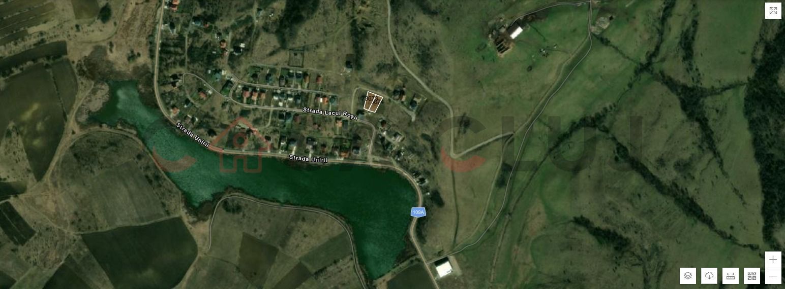 Parcela de vânzare cu vedere spre lac, Chinteni ! - Poză 2