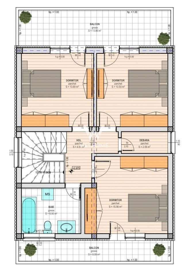 Casa individuala premium în Cisnădioara - Sibiu - Schiță 16