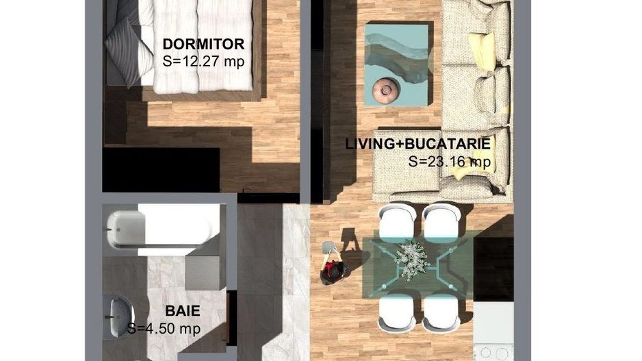 Torontalului-Campeador City  | 2 camere | Prima inchiriere - Poză 12