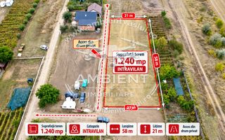 TEREN INTRAVILAN 1.240 MP – VASLUI | MOARA GRECILOR – CELANOVA - Poză 3