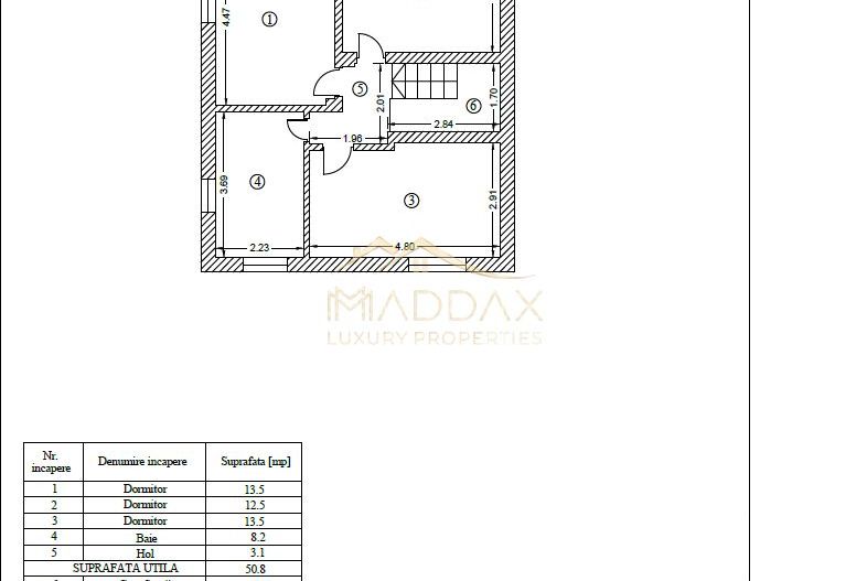 Vila moderna 4 camere // 114 // teren 440mp / Tunari/ Localitatea Dimieni - Schiță 15