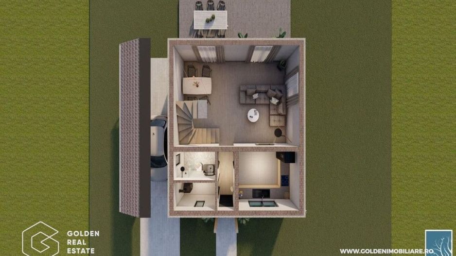 Casa/Vila CALYOPE P+E, 400 mp teren, Cartierul ATHENA, comision 0% - Poză 3