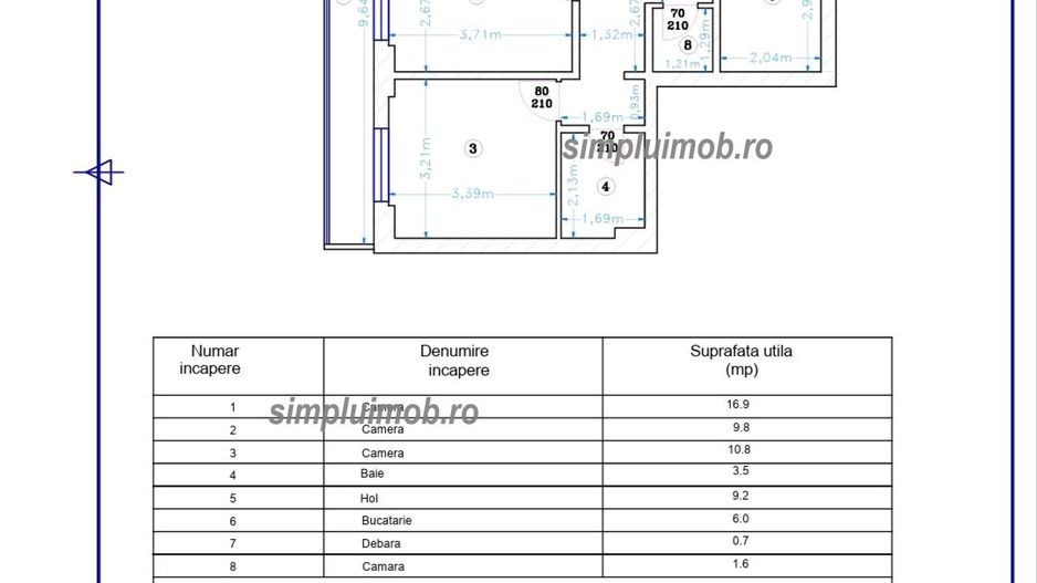 3 CAMERE | DRUMUL TABEREI – BD. TIMIȘOARA | ETAJ 1 | 59–67 MP - Poză 10