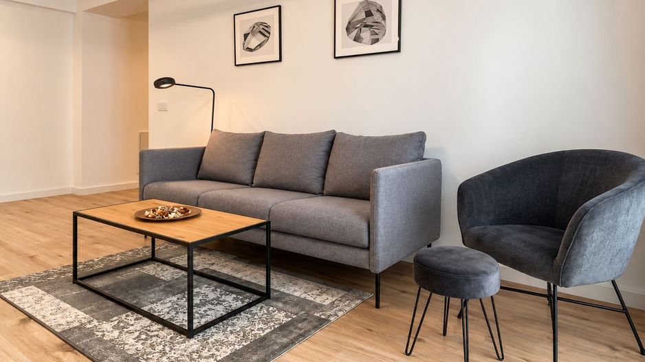 For Rent Modern 3-Room Apartment | Belvedere Residence | Pipera Metro - Poză 3