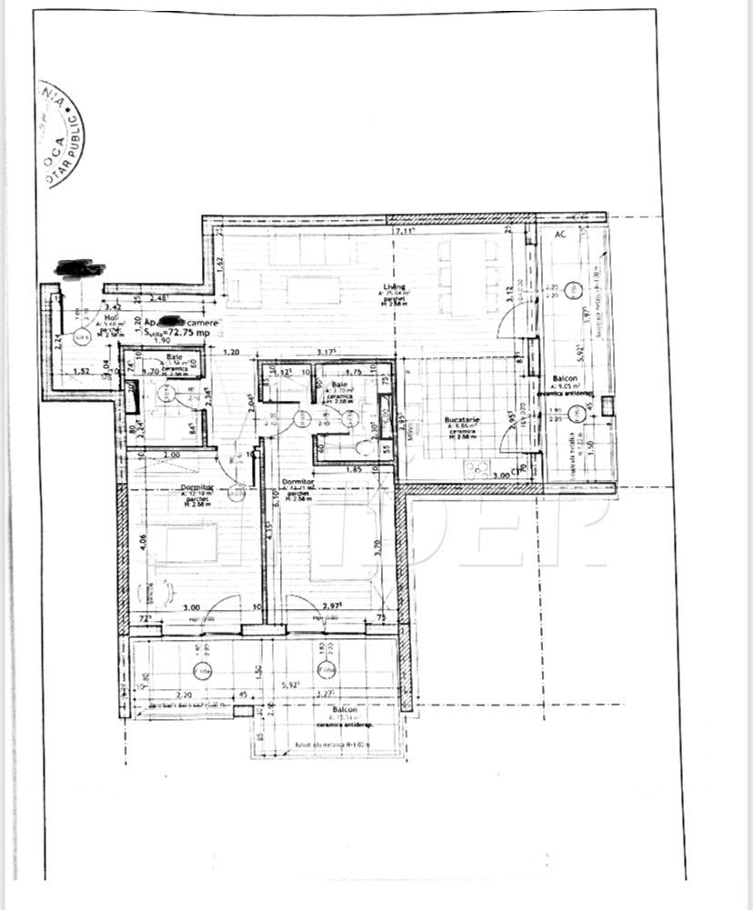 Vanzare 3 camere imobil nou, ultrafiniat, Zorilor - Poză 2