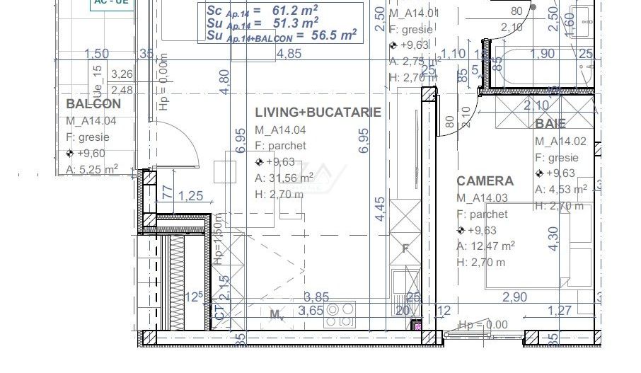 Balcon. Lift. Loc de parcare. - Poză 7