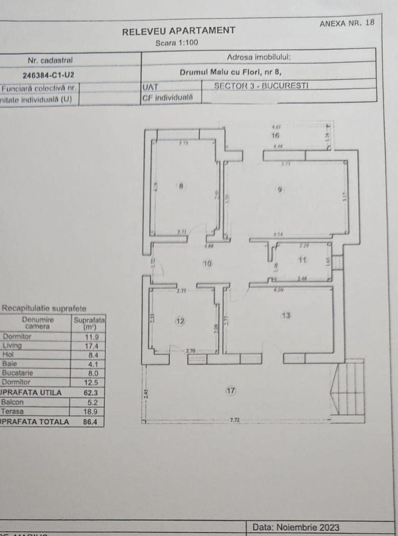 Apartament 3 camere I Nicolae Grigorescu I Vanzare - Poză 15