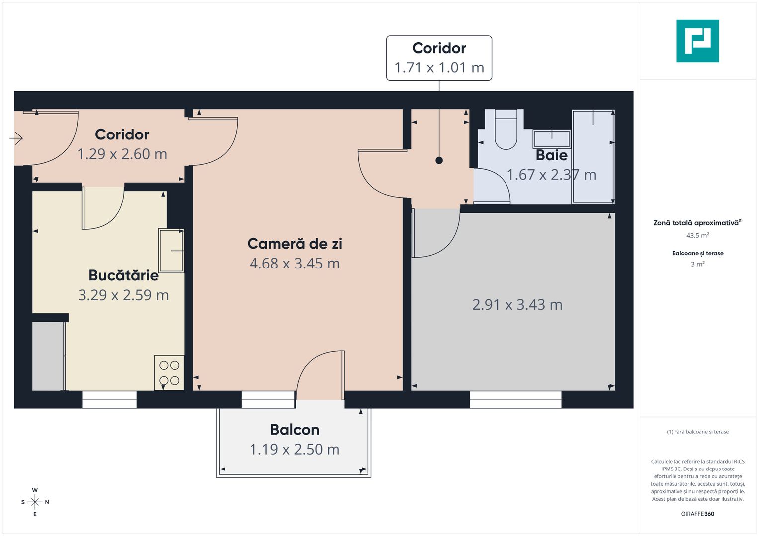 Apartament luminos, ideal în Complex Studențesc - Poză 6