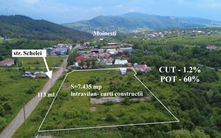 Teren intravilan curti constructii in Moinesti/Bacau - de vanzare - Poză 1