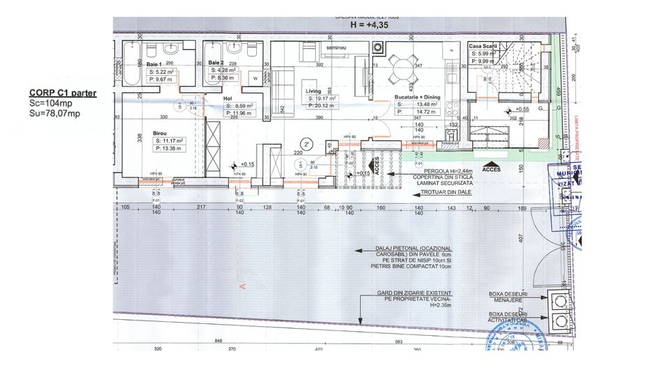 Vanzare Vila S+P+1 - Grivita - Caraiman - Schiță 23