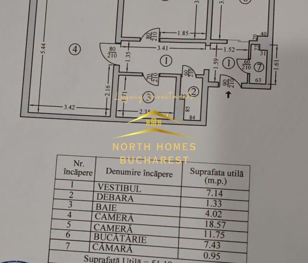 Apartament 2 camere decomandat compelt mobilat si utilat Teiul Doamnei - Poză 10