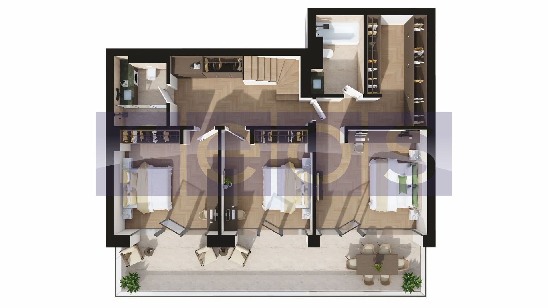 APARTAMENT ULTRAFINISAT | COMPLEX PREMIUM - Schiță 21