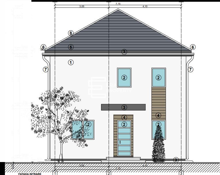 Duplex 4 Camere teren 300 mp  -Locație Centrală, Sura Mică - Poză 5