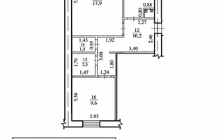 APARTAMENT CU 2 CAMERE | 51,9 m² | CENTRUL ORAȘULUI ANENII NOI - Poză 20