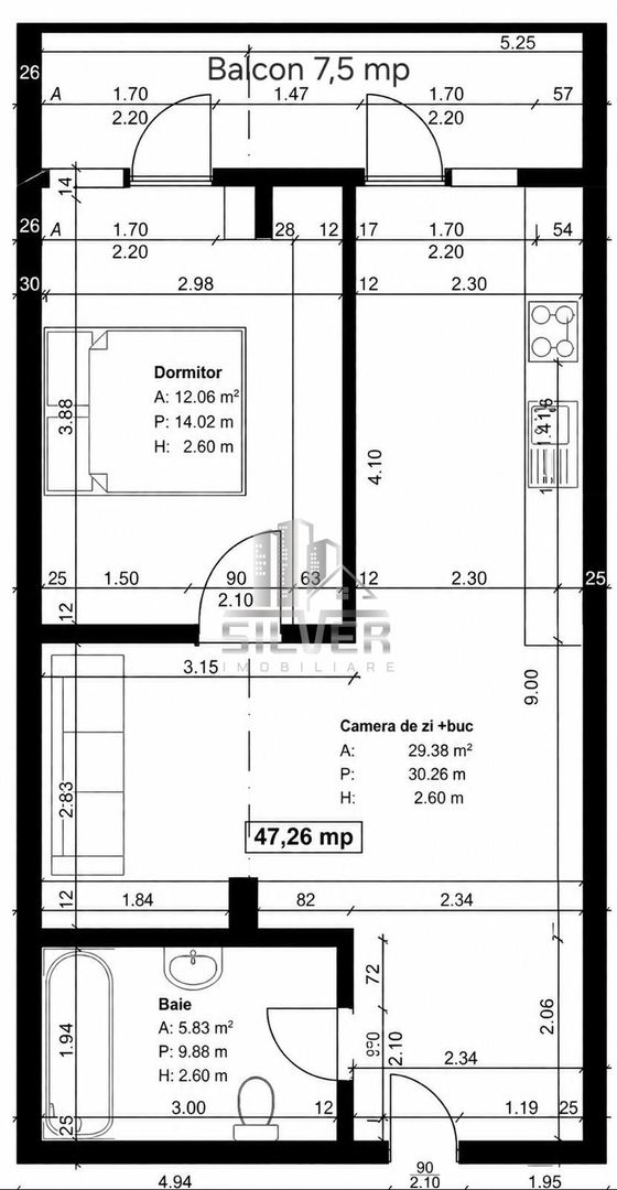 Apartamente cu 2 camere/47-48-49 mp/IMOBIL NZEB/TVA INCLUS. - Poză 2