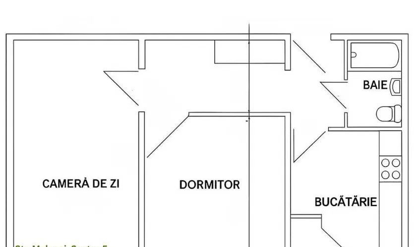 De inchiriat apartament 2 Camere | Rahova | langa policlinica - Poză 6