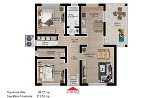 Casa individuala 3 camere Cartier Izvor Tarlungeni Brasov - Poză 5