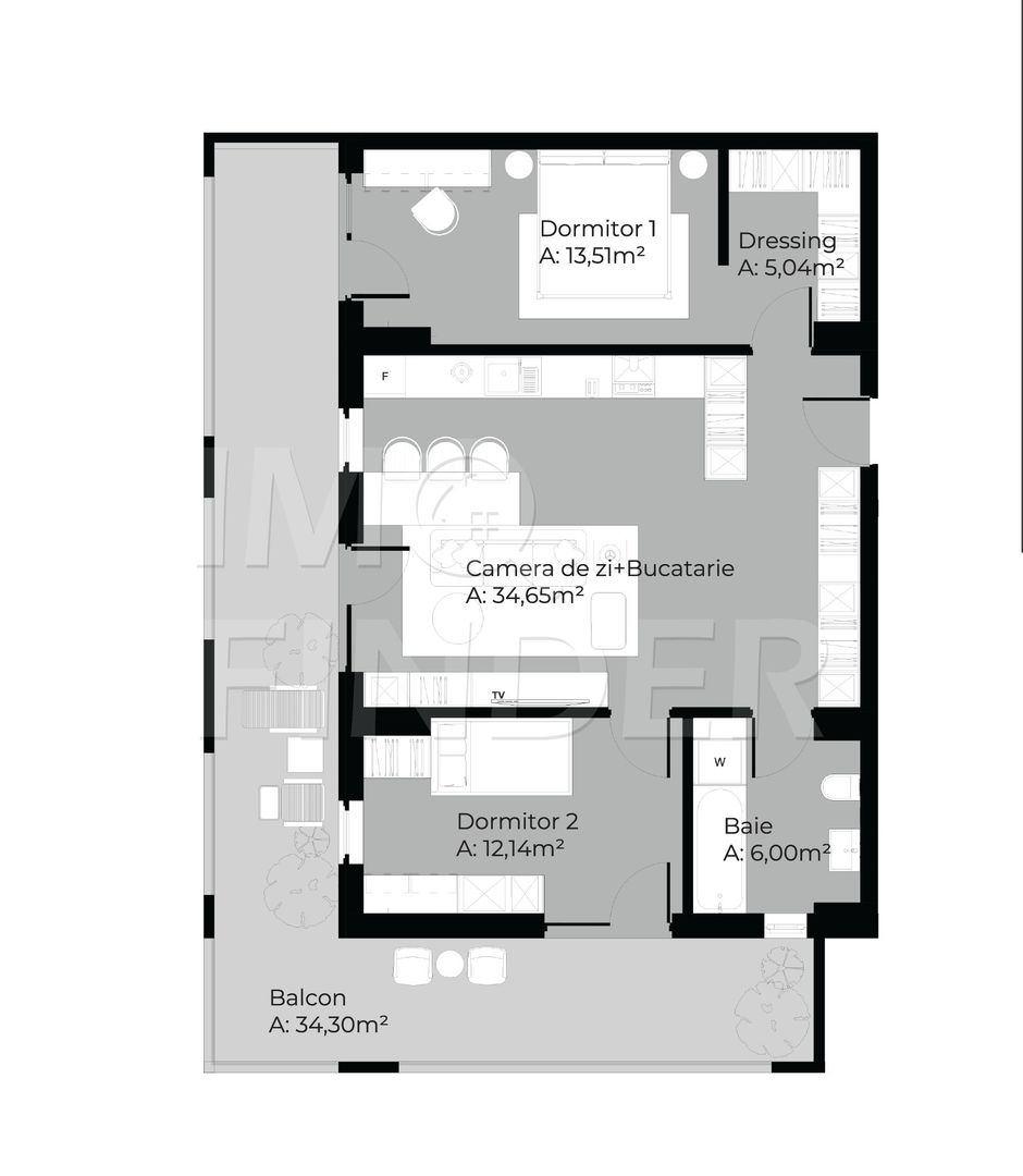 COMISION ZERO - Vanzare apartament 3 camere, zona Soporului/Gheorgheni - Poză 3
