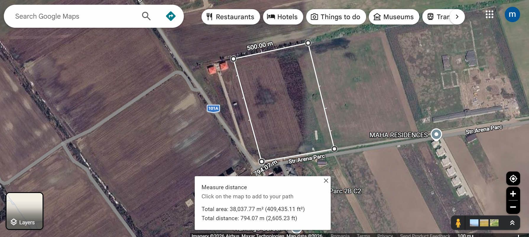 Vand teren intravilan 38.000 mp Corbeanca - Ostratu - Poză 2