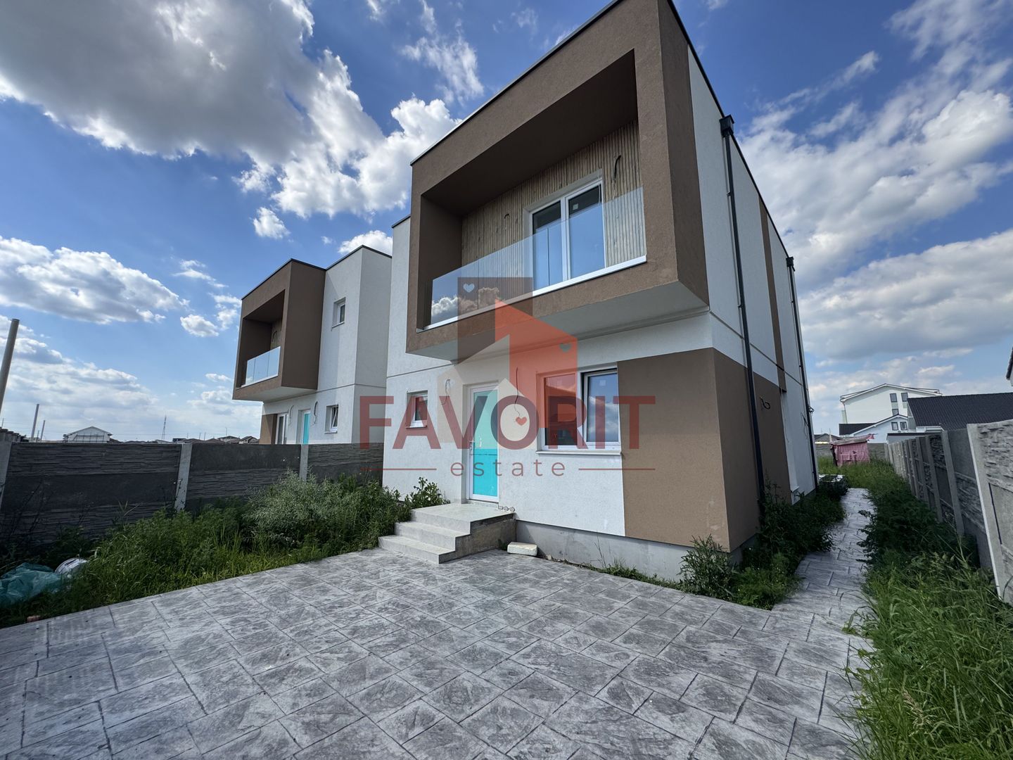 Duplex 5 camere ,despartit prin camera tehnica, finisat la cheie in Mosnita - Poză 1