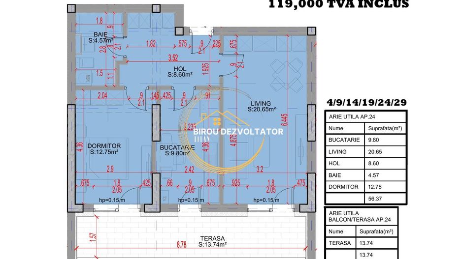 Ansamblu modern Zona verde STB PARC METROU TECLU PARCARE BONUS TITAN - Poză 11
