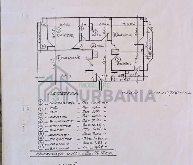 Apartament 3 camere ultracentral, Pașcani – etaj 4 din 6, cu lift - Poză 4
