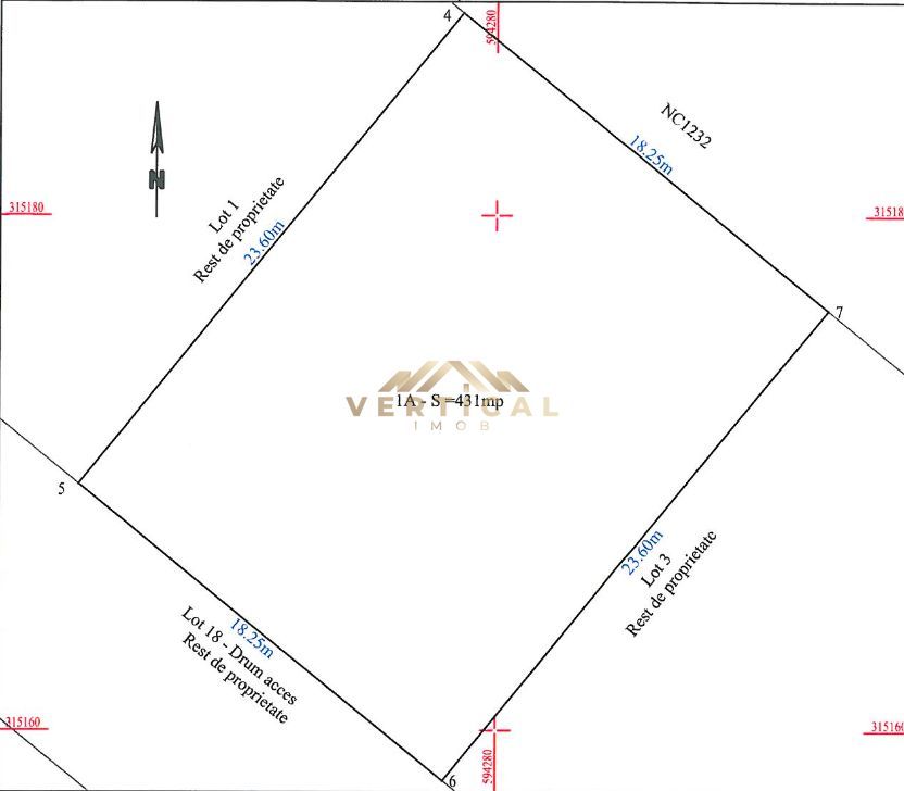 Teren intravilan 430 mp | Direct la asfalt | Str. Codrului, Berceni - Poză 4