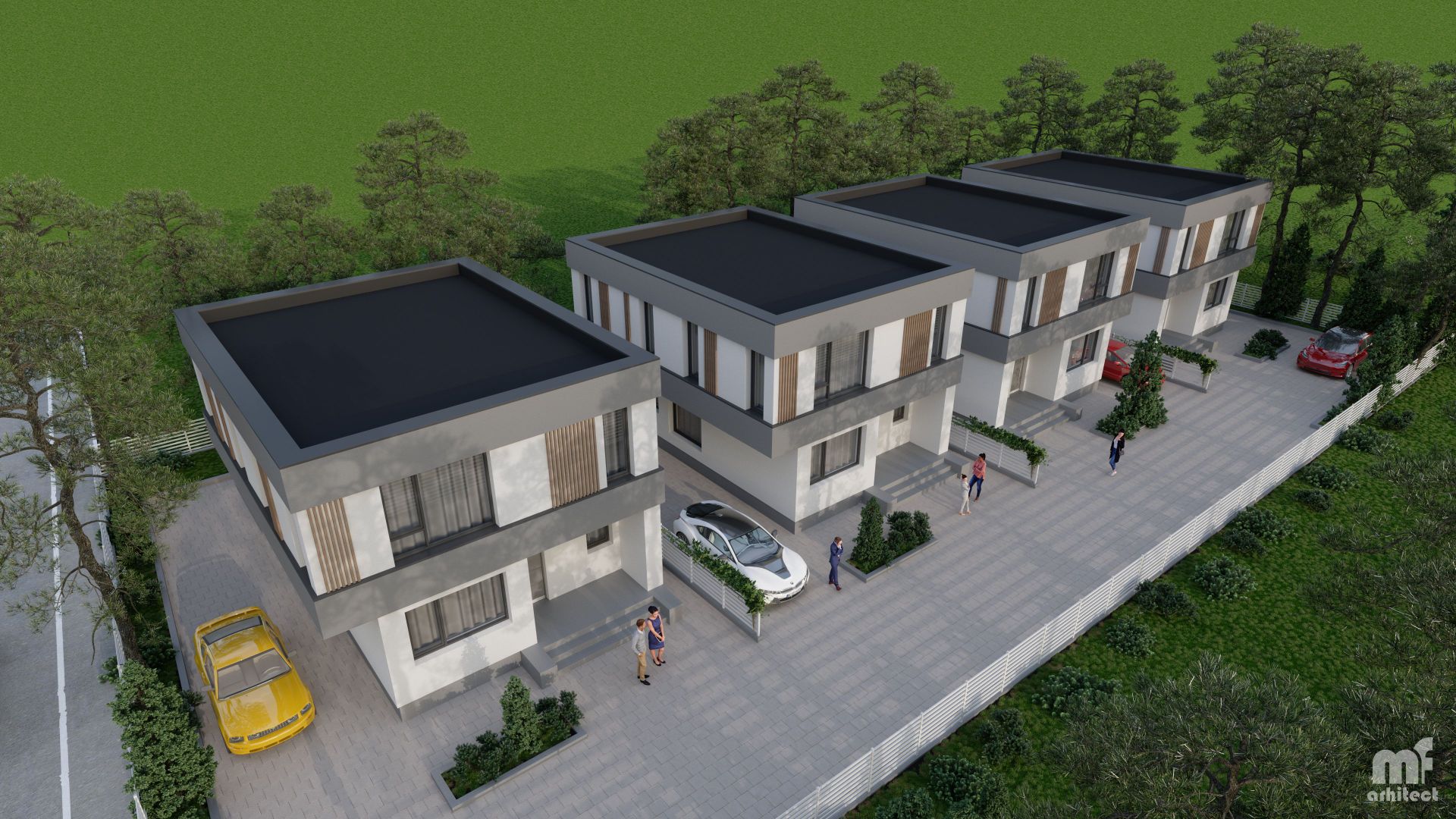 Ansamblu Exclusiv OTOPENI, Vile 120 util si 300m2 teren - Poză 3