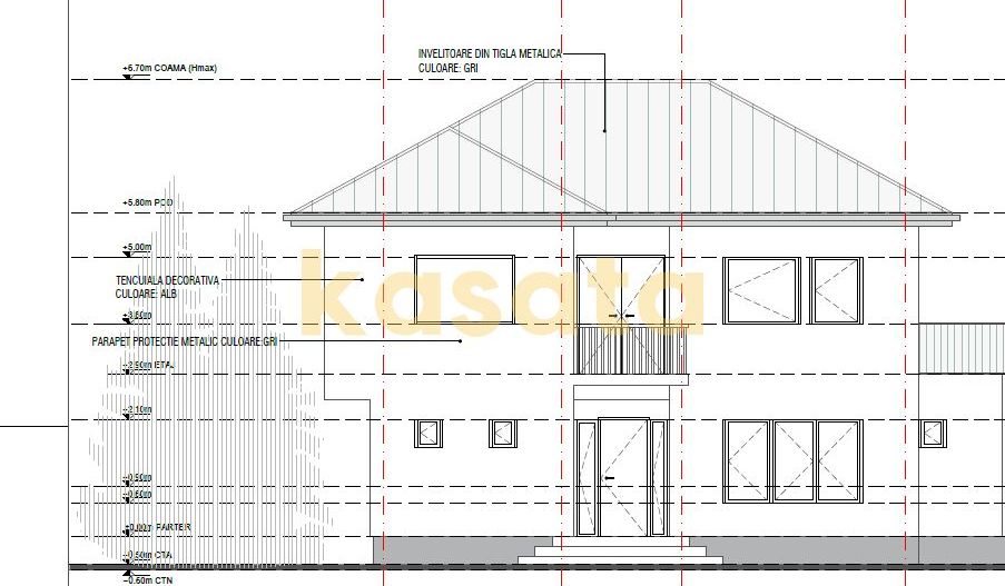 Vilă 4 camere Diamantului | Curte 250 mp, pompă căldură - Schiță 8