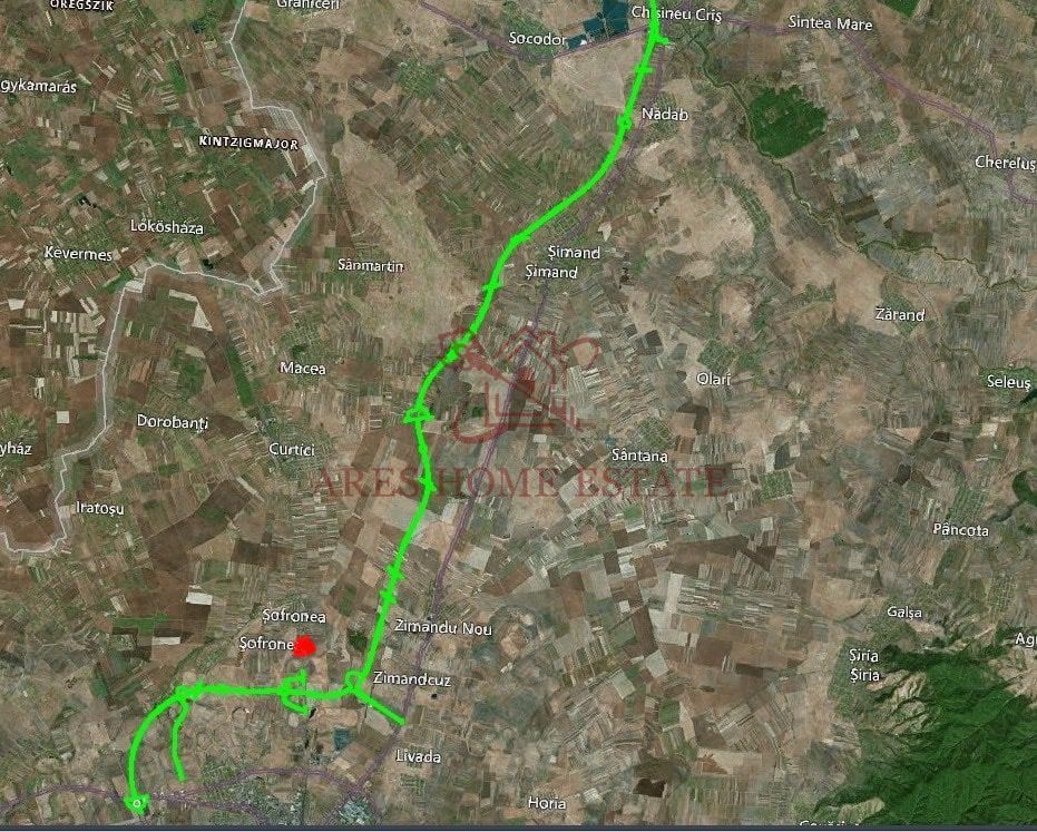 Teren strategic pentru investiție – 5014 mp, Sofronea, Arad. - Poză 8